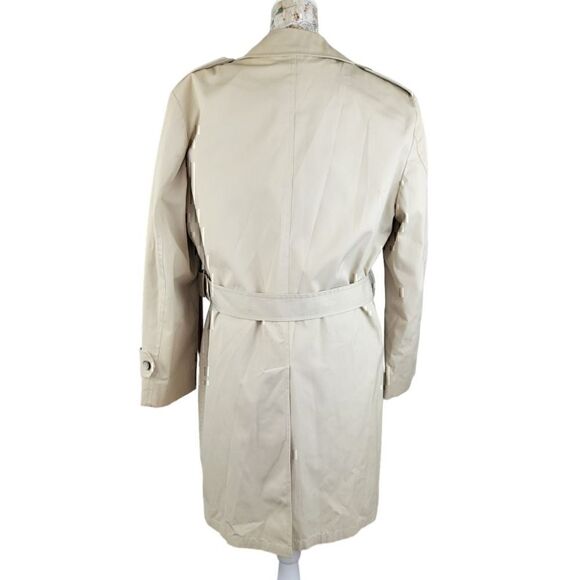 Botany Weathertopper Zip Out Warm Liner Tan Trench Overcoat - Picture 5 of 12